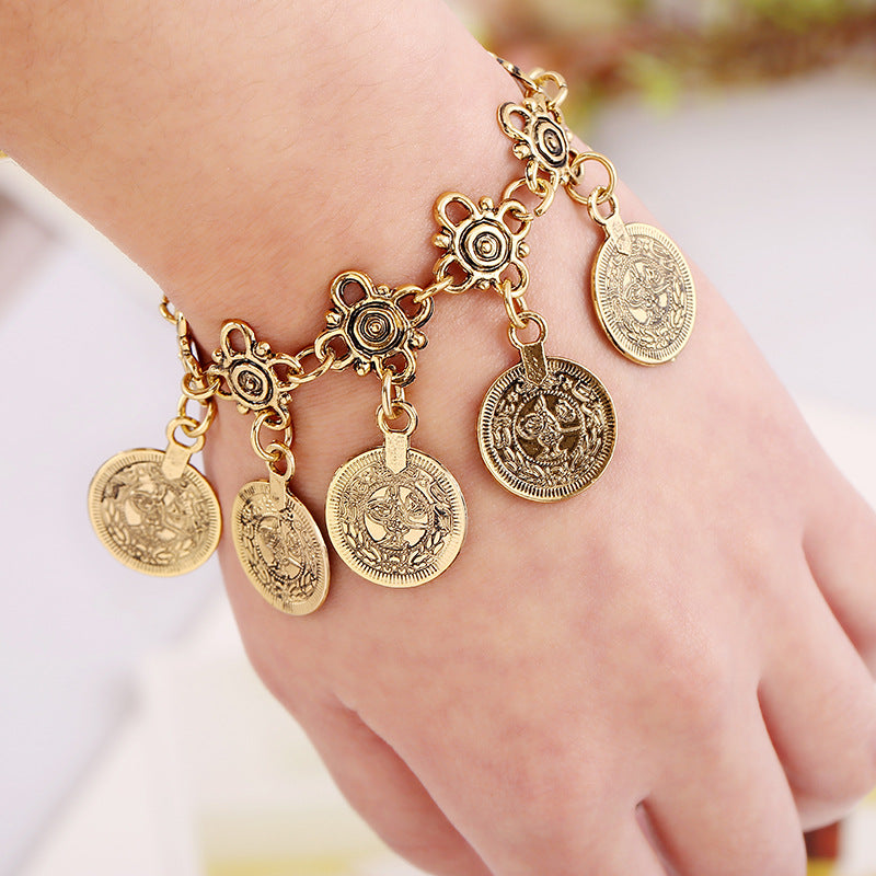 Vintage Tassel Coin Suit Fashion Ornament Bracelets