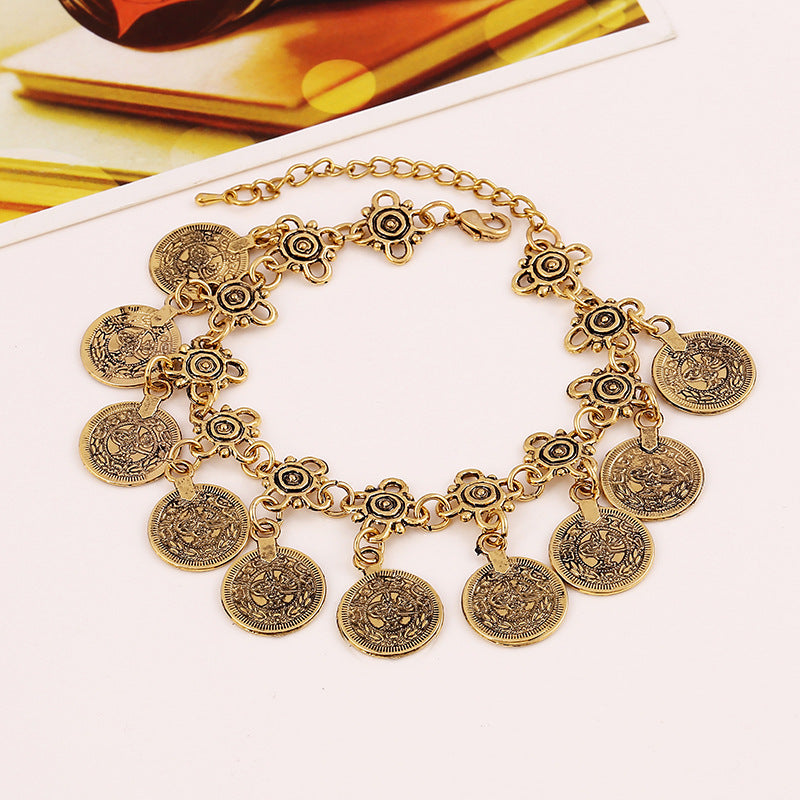 Vintage Tassel Coin Suit Fashion Ornament Bracelets