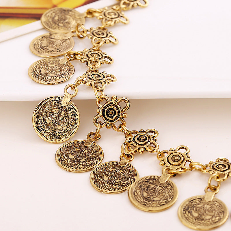 Vintage Tassel Coin Suit Fashion Ornament Bracelets