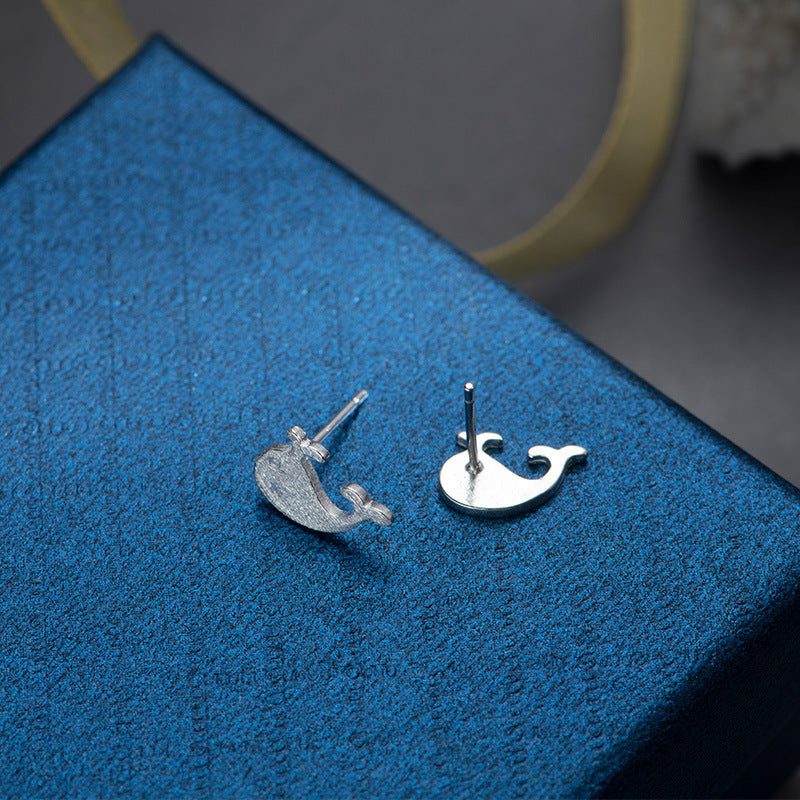 Women's Style Brushed Super Cute Mini Marine Animal Earrings