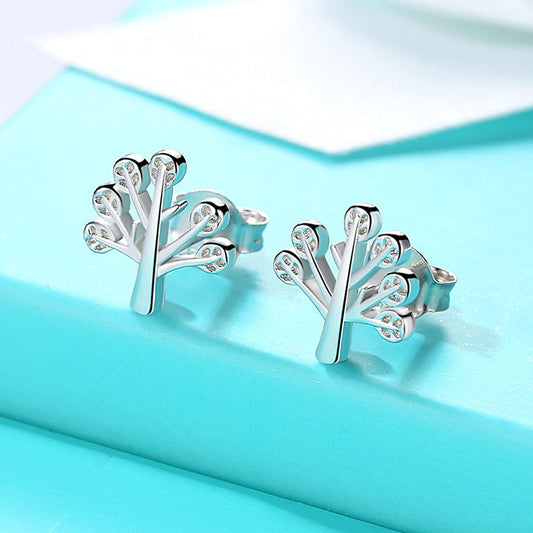 Trend Glossy Leaves Ear Minimalist Korean Niche Earrings