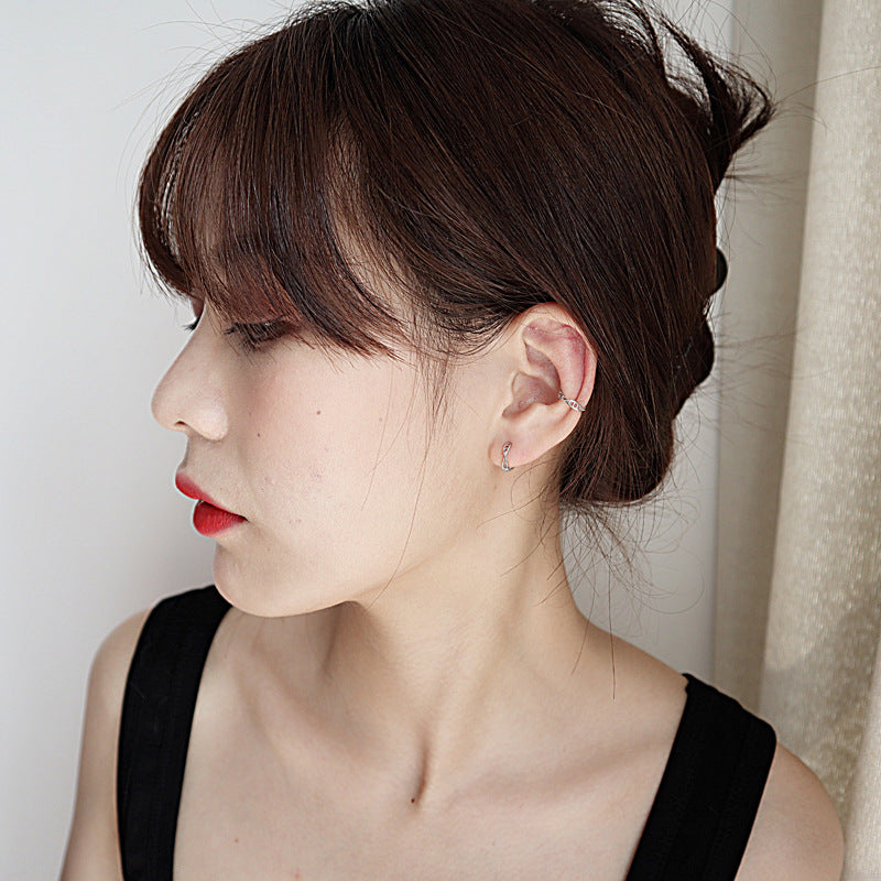 Ning Twist Geometric Female Niche Design Fashion Temperament Ear Clip