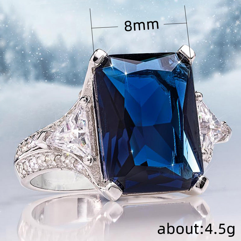 Women's Shiny Exquisite Inlaid Zircon Micro Setting Rings