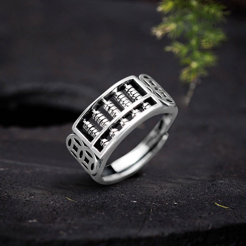 Women's & Men's & Chiba Thai Sier Fortune Abacus Rings