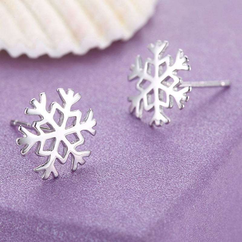 Sier-plated Ear Korean Style Love Classic Winter Earrings