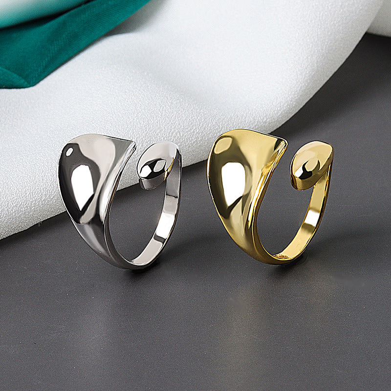 Water Drop Geometric Shape Light Body Rings