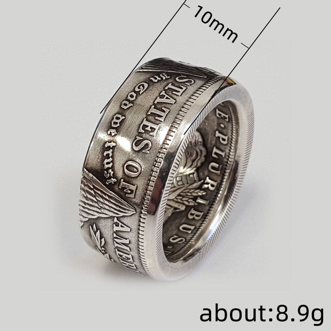 Shi Personalized Creative Digital Letter Alloy Rings