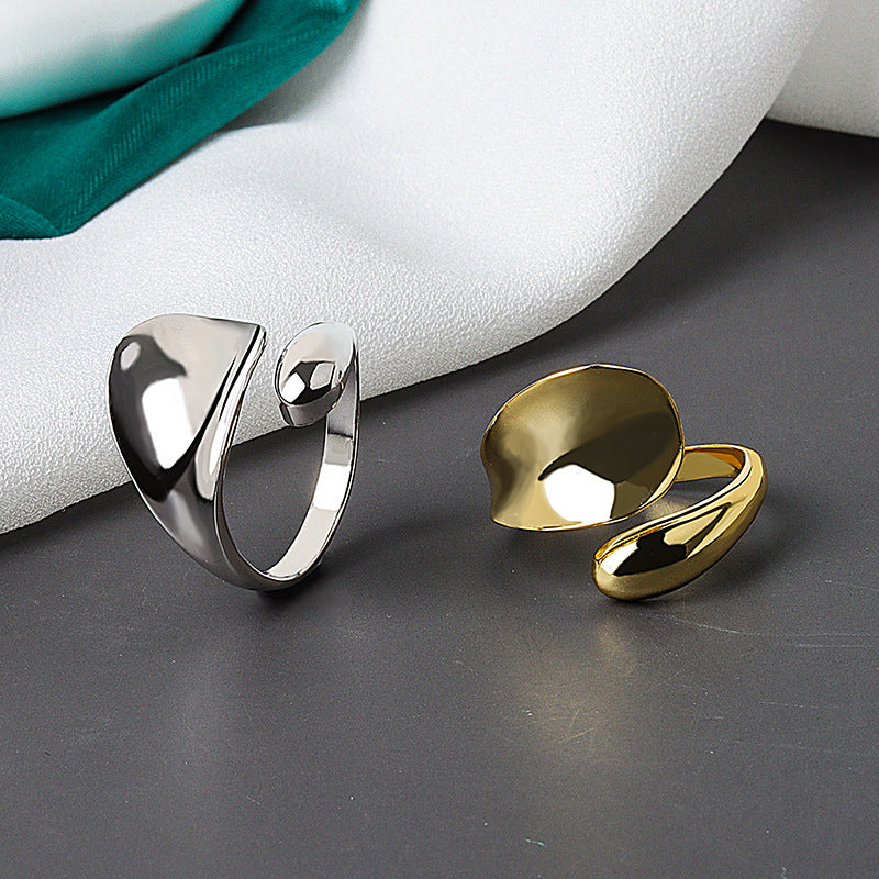 Water Drop Geometric Shape Light Body Rings