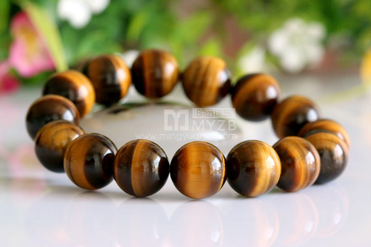 Natural Yellow Tiger's Eye Wood Alexandrite Bracelets