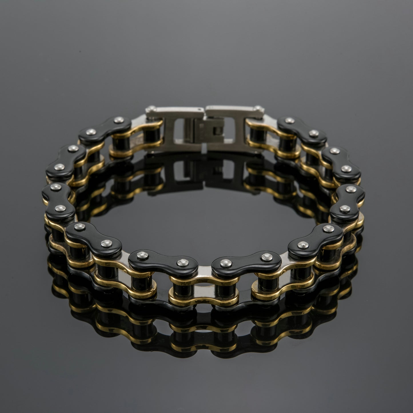 Herren Punk Edelstahl Kette Schmuck Persönlichkeit Transport Armbänder