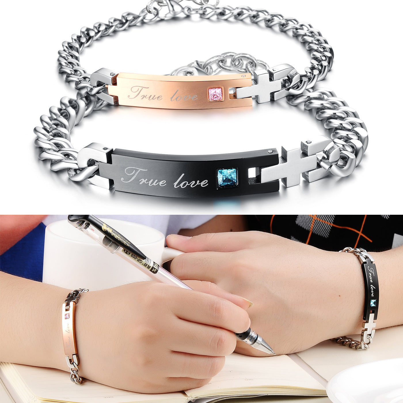 Romantic Valentine Gift Trendy Fashion Couple Bracelets