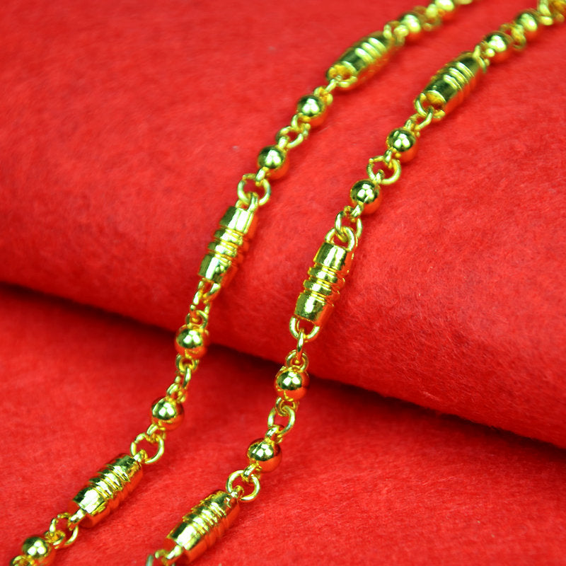 Vergoldete Keel-Hanf-Halsketten für Herren mit Live-Übertragung und Ornament