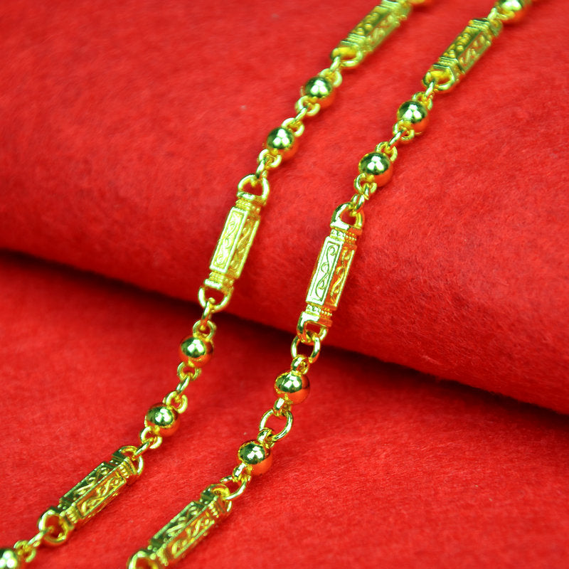 Men's Live Broadcast Ornament Gold Plated Keel Hemp Necklaces