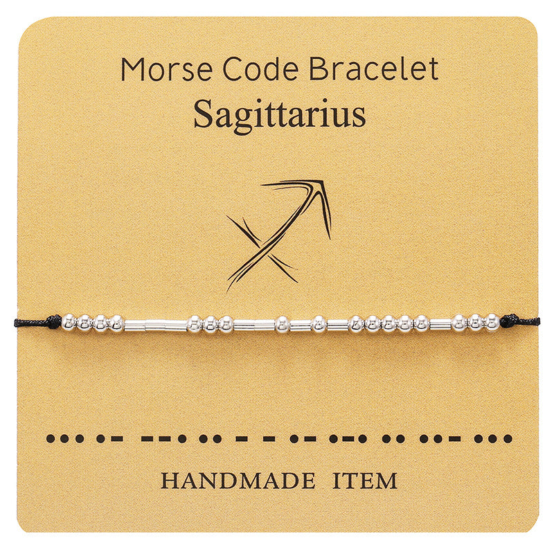 Constellation Moss Password Couple Wrist Card Bracelets