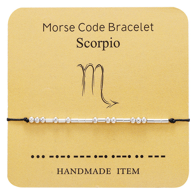 Constellation Moss Password Couple Wrist Card Bracelets