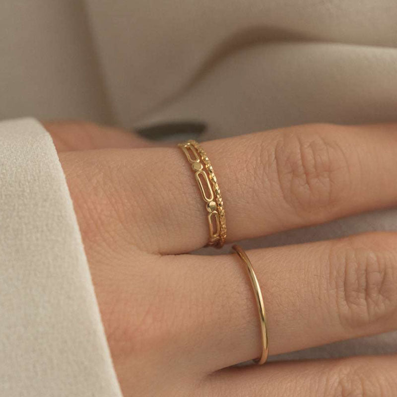 Graceful And Fashionable Personalized Index Finger Rings