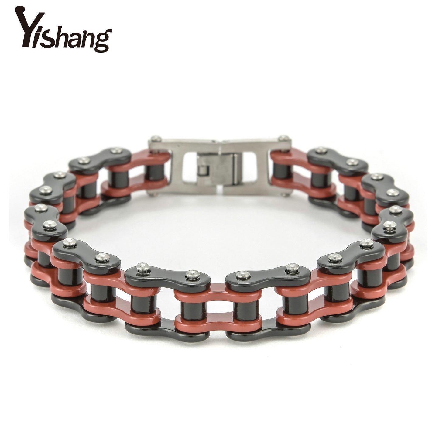 Herren Punk Edelstahl Kette Schmuck Persönlichkeit Transport Armbänder