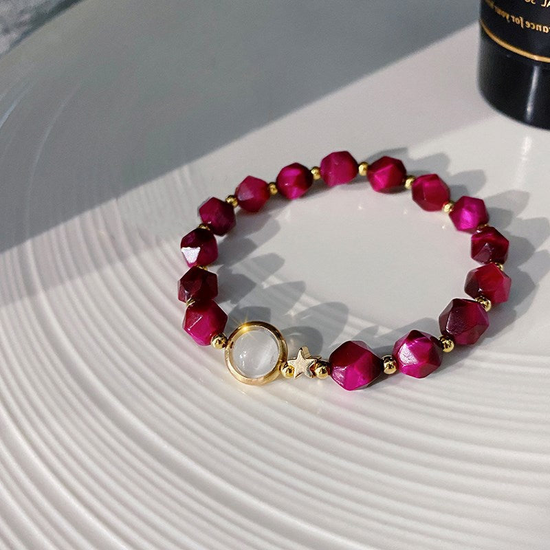 Women's Lovely Fancy Mori Real Gold Electroplated Korean Simple Bracelet