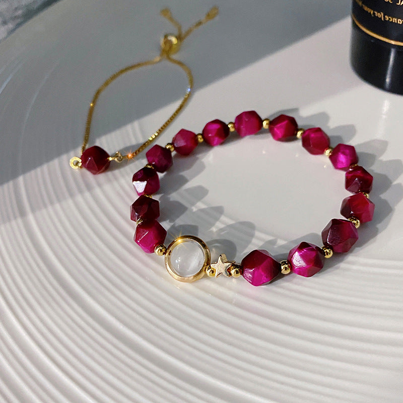 Women's Lovely Fancy Mori Real Gold Electroplated Korean Simple Bracelet