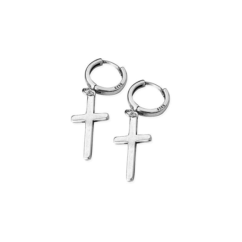 Women's & Men's & Style Cross Temperament Personality And Earrings