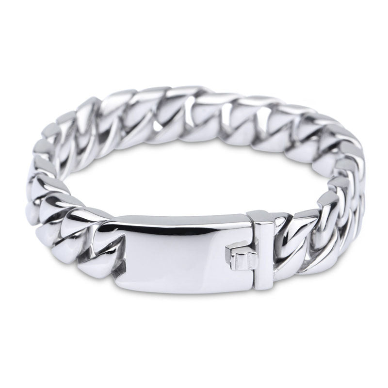 Men's Korean Style Simple Titanium Steel Fashion Bracelets