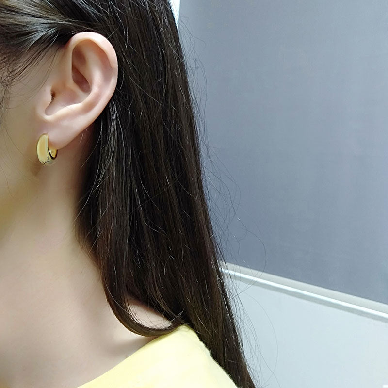 Women's Vintage For Trendy Temperamental Fashionmonger Elegant Frosty Stud Earrings