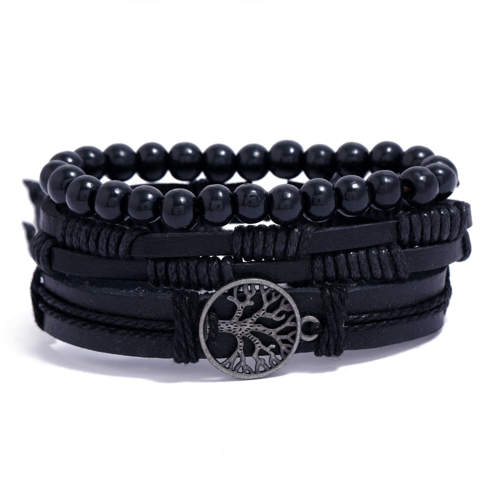 Women's & Men's & Tree Of Life Leather Woven Bracelets