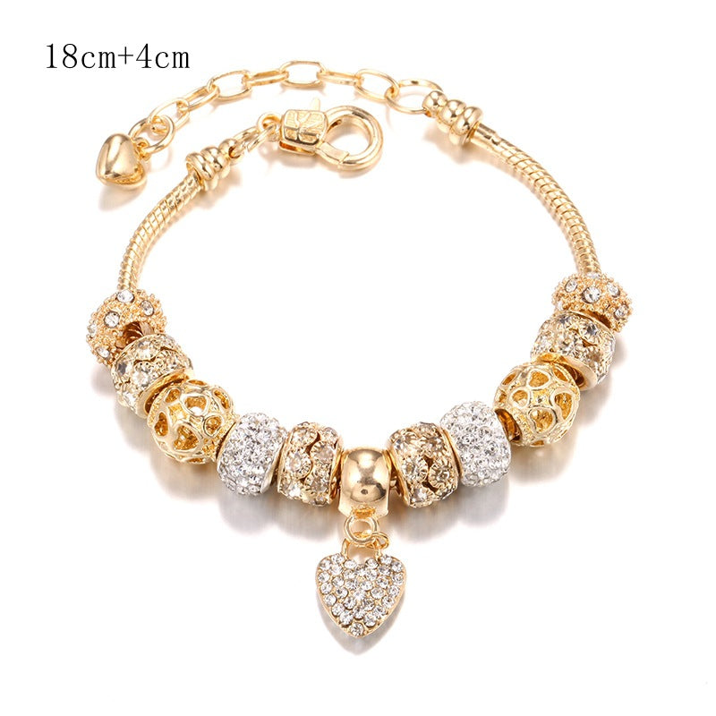 Innovative Alloy Bead Gold Beads Ornament Bracelets