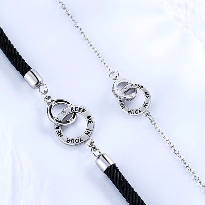 Woven Hand Strap Design Long-distance Love Bracelets