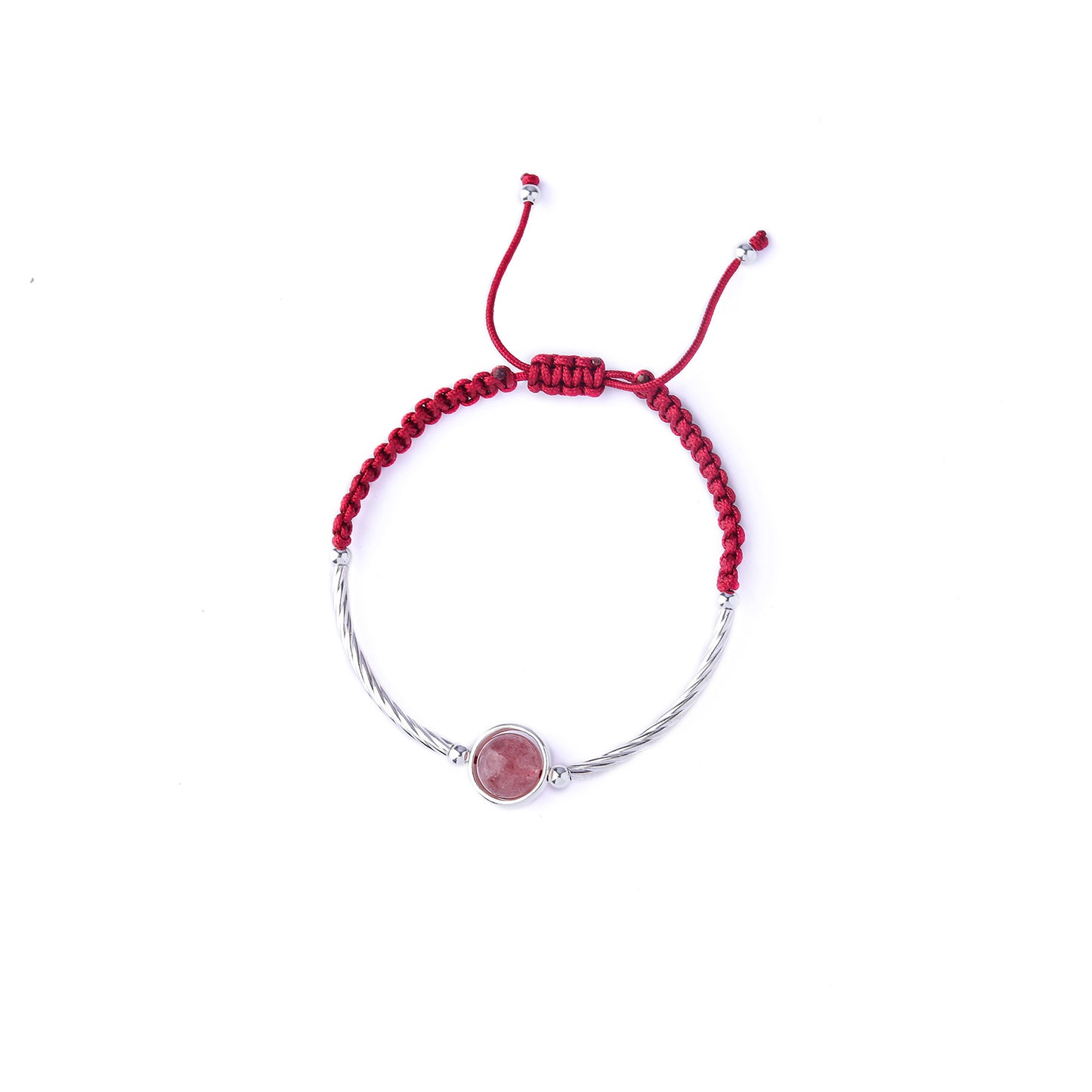 Crystal Strawberry Quartz Red Hand Strap Ornament Bracelets