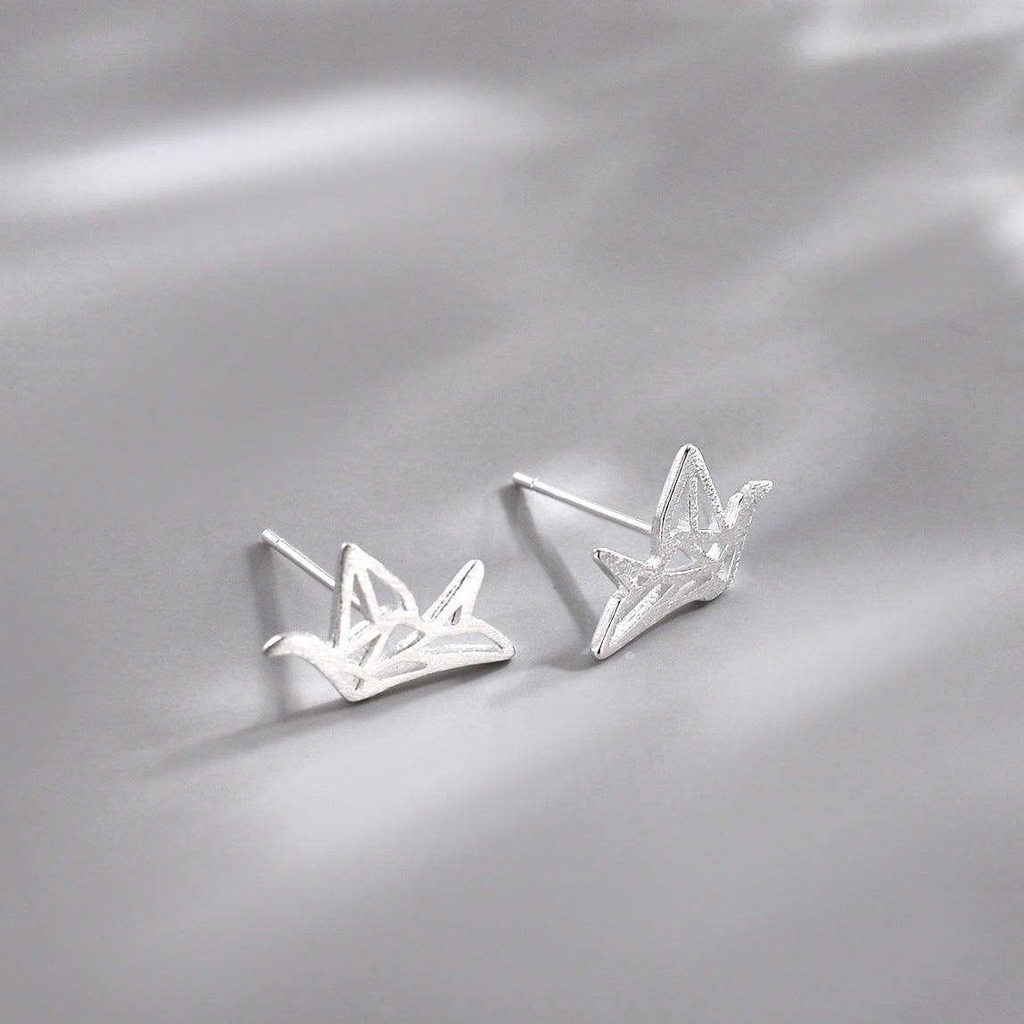 Women's Korean Style Small Sier Simple Temperament Earrings