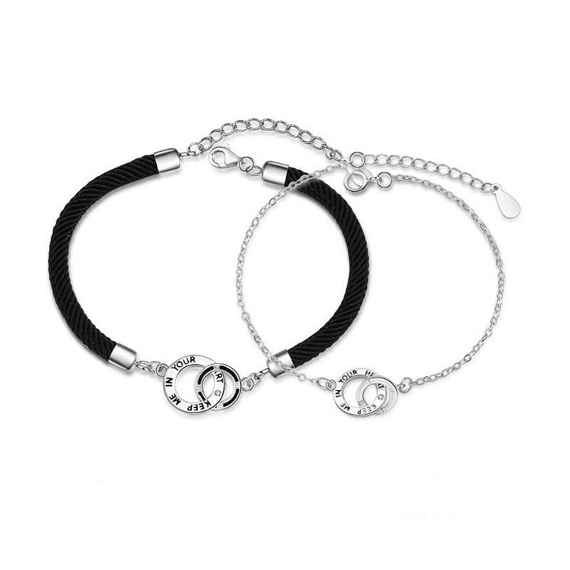 Woven Hand Strap Design Long-distance Love Bracelets