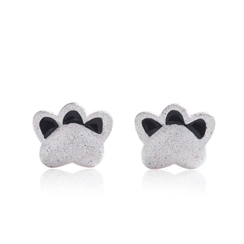 Boucles d'oreilles de Style Simple et mignon, chat de dessin animé Animal femelle