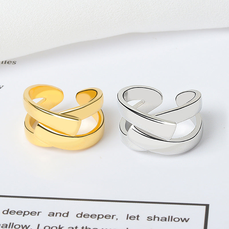 Fashion Vintage Personalized Cold Style Opening Rings