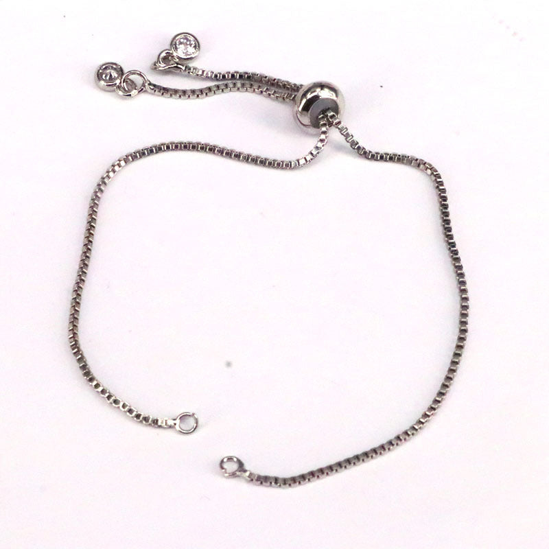 Push-pull Pull-out Adjustable Basic Chain Silicone Positioning Handmade Bracelets