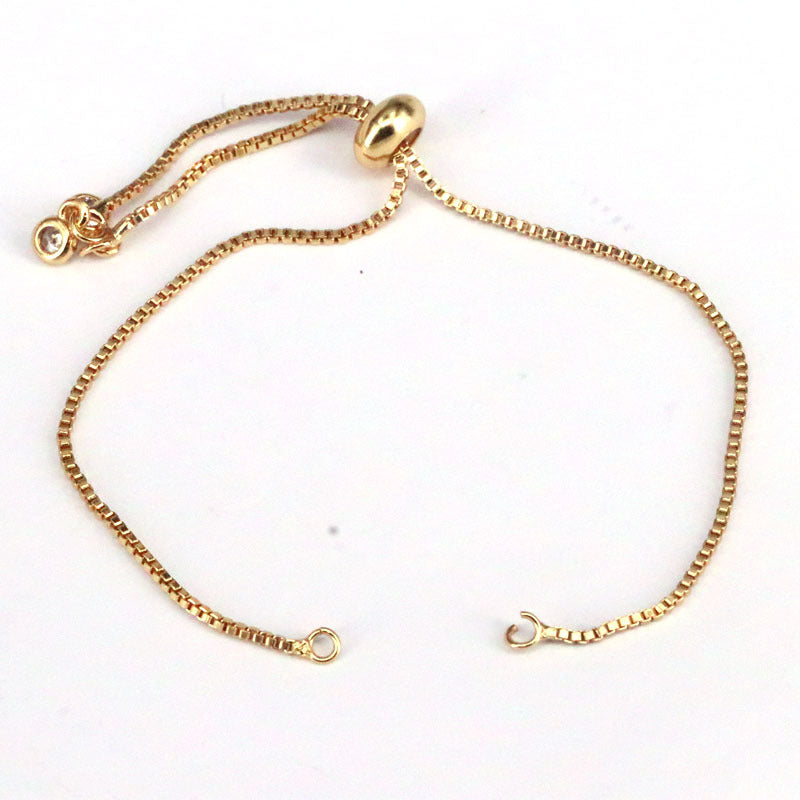 Push-pull Pull-out Adjustable Basic Chain Silicone Positioning Handmade Bracelets