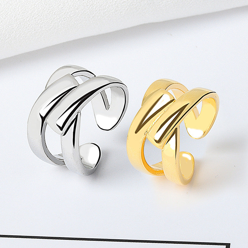 Fashion Vintage Personalized Cold Style Opening Rings