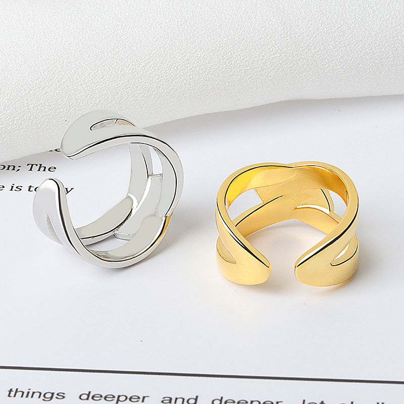 Fashion Vintage Personalized Cold Style Opening Rings