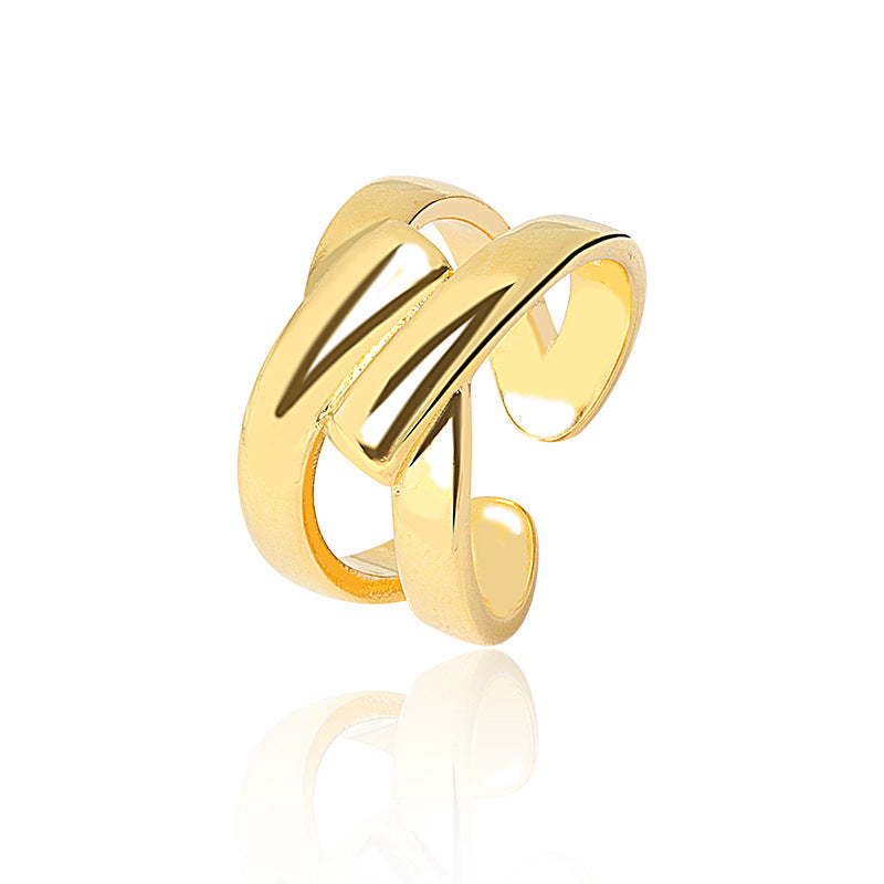 Fashion Vintage Personalized Cold Style Opening Rings