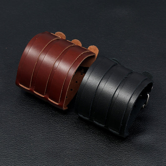 Men's Ornament Personality Trend Retro Cattle Leather Bracelets