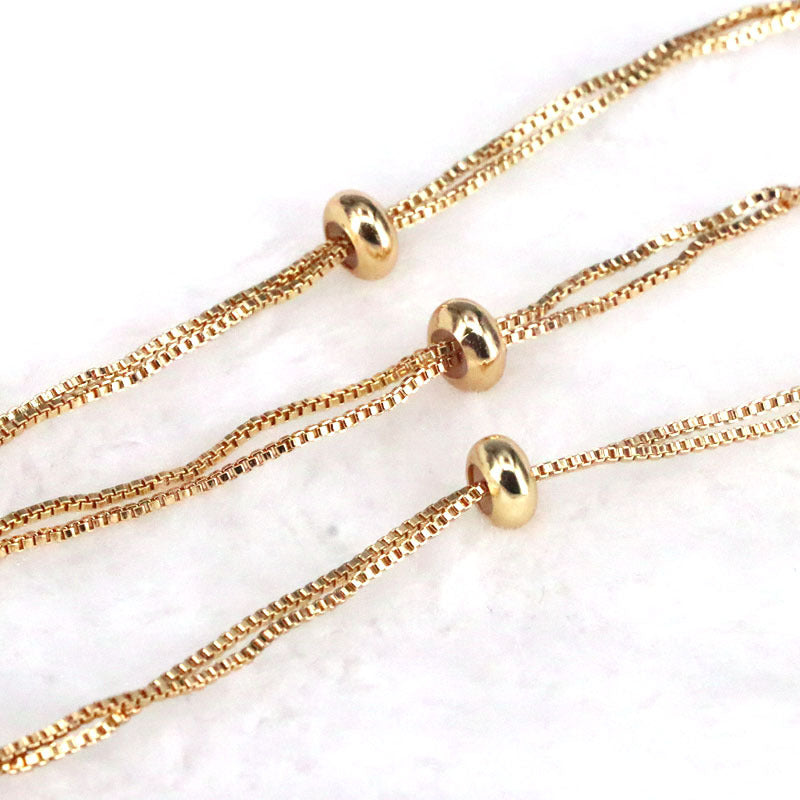 Push-pull Pull-out Adjustable Basic Chain Silicone Positioning Handmade Bracelets