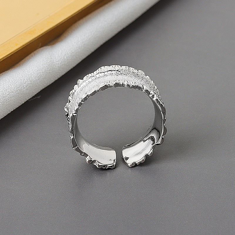 Foil Open Female Classic Style Exaggerated Rings – Nutricaodiaria