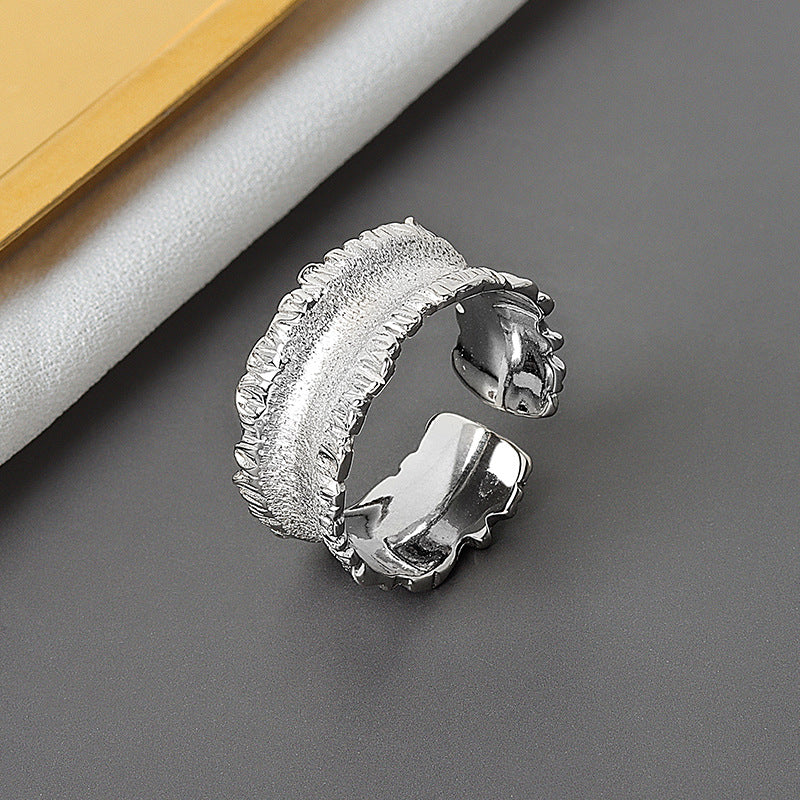 Foil Open Female Classic Style Exaggerated Rings