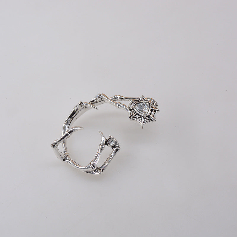 Punk Black Devil Claw Unique Shape Design Earrings