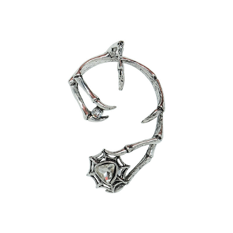Punk Black Devil Claw Unique Shape Design Earrings