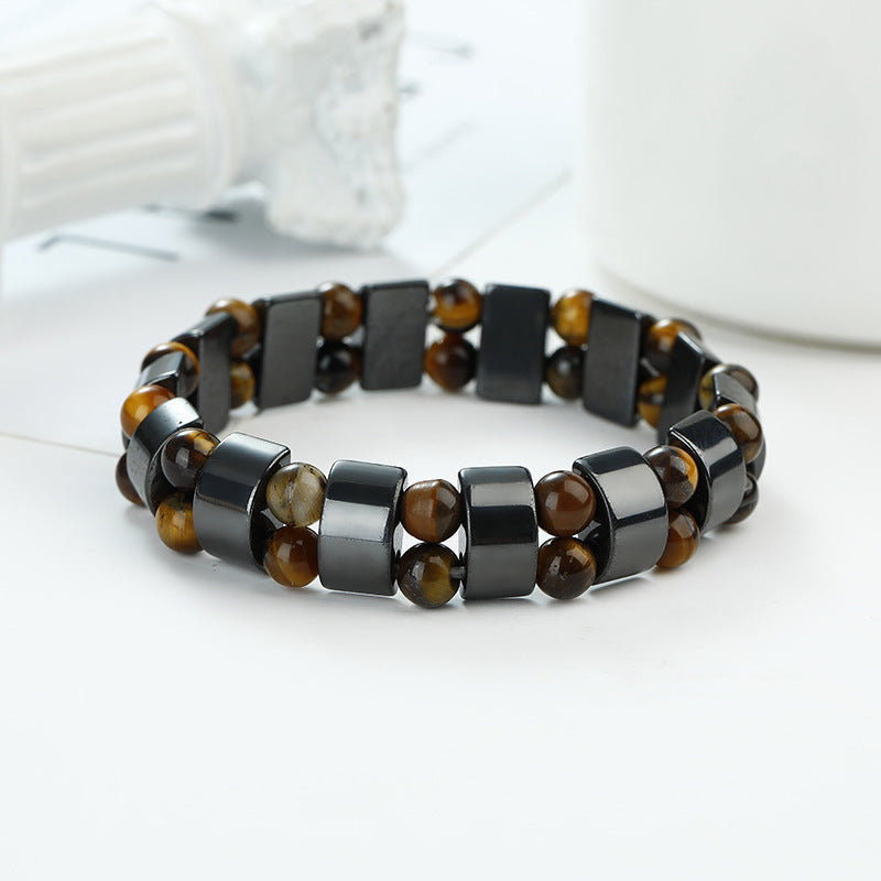 Modische schwarze Magnet-Ornament-Gesundheitsstand-Armbänder