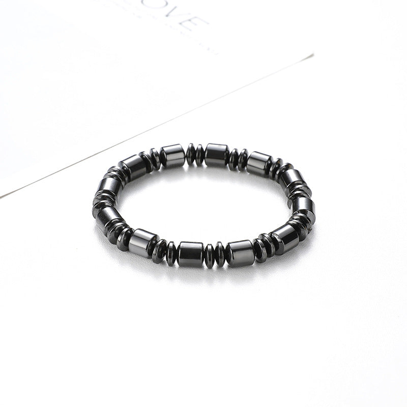 Modische schwarze Magnet-Ornament-Gesundheitsstand-Armbänder