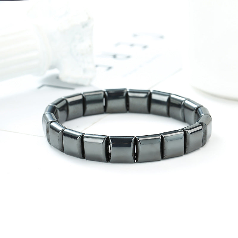 Modische schwarze Magnet-Ornament-Gesundheitsstand-Armbänder