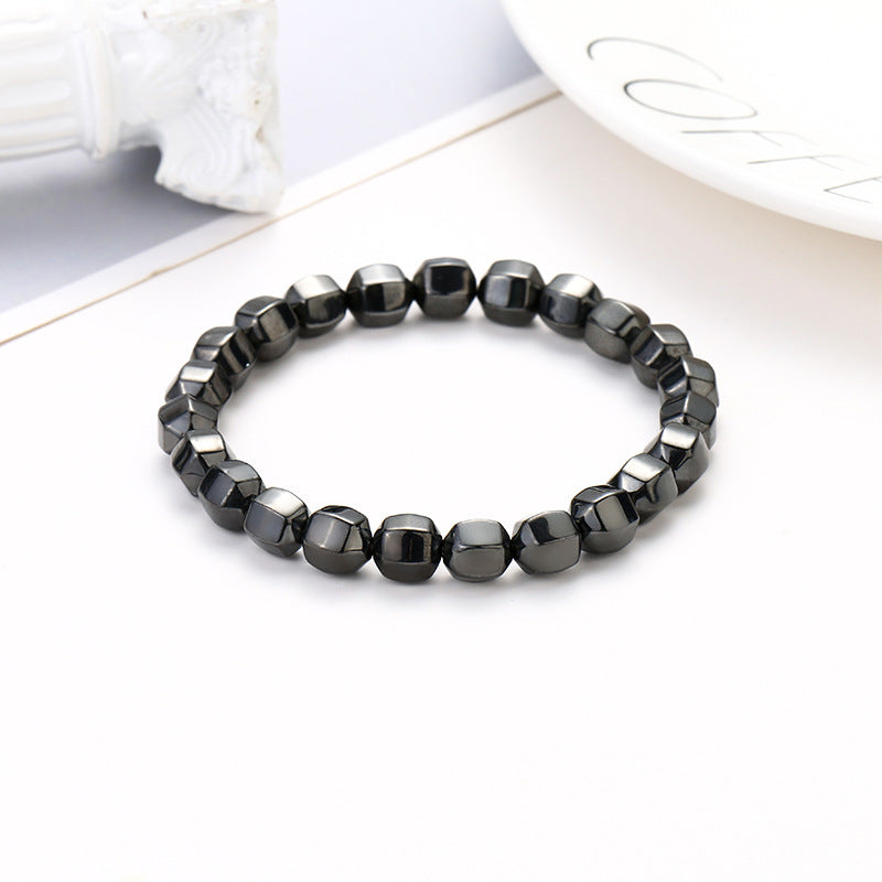 Modische schwarze Magnet-Ornament-Gesundheitsstand-Armbänder