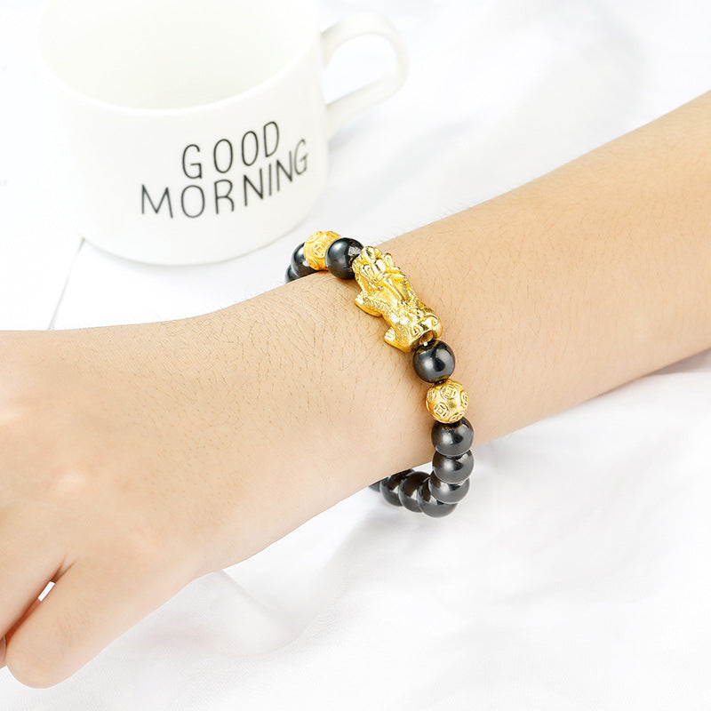 Fashion Black Magnet Ornament Health Stall Bracelets